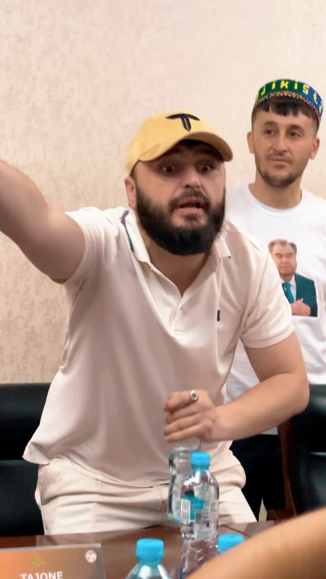Behind the scenes at a TV talk show